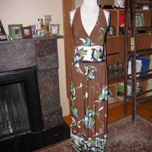 Jones New York Halter maxi Dress size 4